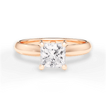 Beth Princess Cut Lab Grown Diamond 18Kt Rose Gold Engagement Ring