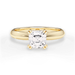 Claudia Asscher Cut Lab Grown Diamond 18Kt Yellow Gold Engagement Ring