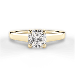 Ariana Cushion Cut Lab Grown Diamond 18Kt Yellow Gold Engagement Ring