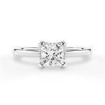 Gemma Princess Cut Lab Grown Diamond 14Kt White Gold Engagement Ring