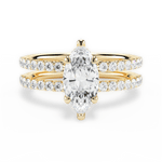 Christie Marquise Cut Lab Grown Diamond 18Kt Yellow Gold Engagement Ring