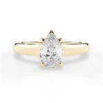 Carol Pear Cut Lab Grown Diamond 18Kt Yellow Gold Engagement Ring