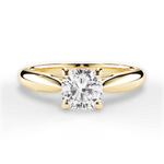 Colleen Cushion Cut Lab Grown Diamond 18Kt Yellow Gold Engagement Ring