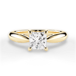 Colleen Princess Cut Lab Grown Diamond 18Kt Yellow Gold Engagement Ring