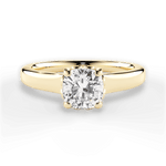 Carol Cushion Cut Lab Grown Diamond 18Kt Yellow Gold Engagement Ring