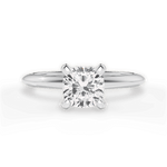 Alicia Cushion Cut Lab Grown Diamond Platinum Engagement Ring