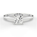 Brianna Princess Cut Lab Grown Diamond 14Kt White Gold Engagement Ring
