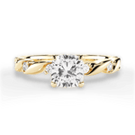 Emma Cushion Cut Lab Grown Diamond 18Kt Yellow Gold Engagement Ring