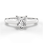 Ariana Heart Cut Lab Grown Diamond 14Kt White Gold Engagement Ring