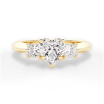 Dorothy Heart Cut Lab Grown Diamond 18Kt Yellow Gold Engagement Ring