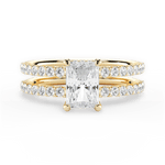 Christie Radiant Cut Lab Grown Diamond 18Kt Yellow Gold Engagement Ring