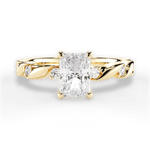 Emma Radiant Cut Lab Grown Diamond 18Kt Yellow Gold Engagement Ring
