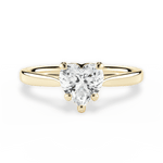 Angie Heart Cut Lab Grown Diamond 18Kt Yellow Gold Engagement Ring