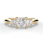 Dorothy Princess Cut Lab Grown Diamond 18Kt Yellow Gold Engagement Ring