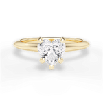 Casey Heart Cut Lab Grown Diamond 18Kt Yellow Gold Engagement Ring