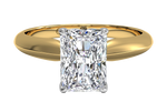 Aria Radiant Cut Lab Grown Diamond 18Kt Yellow Gold Engagement Ring