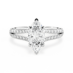 Kendra Marquise Cut Lab Grown Diamond 14Kt White Gold Engagement Ring