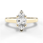 Ariana Marquise Cut Lab Grown Diamond 18Kt Yellow Gold Engagement Ring