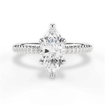 Helen Marquise Cut Lab Grown Diamond Platinum Engagement Ring