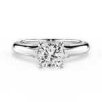 Florence Cushion Cut Lab Grown Diamond Platinum Engagement Ring