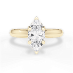 Beth Marquise Cut Lab Grown Diamond 18Kt Yellow Gold Engagement Ring