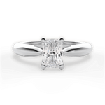 Beverly Radiant Cut Lab Grown Diamond 18Kt White Gold Engagement Ring