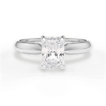 Aria Radiant Cut Lab Grown Diamond Platinum Engagement Ring