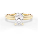 Beth Radiant Cut Lab Grown Diamond 18Kt Yellow Gold Engagement Ring
